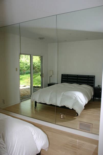 Mirrored Walls Modern Bedroom Philadelphia By Bryn Mawr Glass