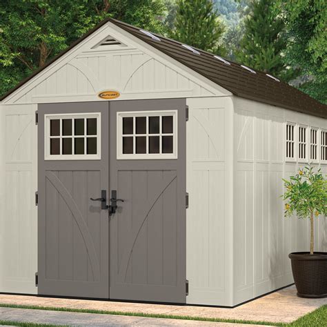 Suncast Tremont 8 Ft W X 16 Ft D Resin Storage Shed And Reviews Wayfair