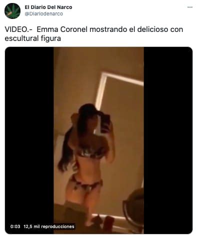 Doble De Emma Coronel Confunde A Muchos Con Video En Diminuto Bikini