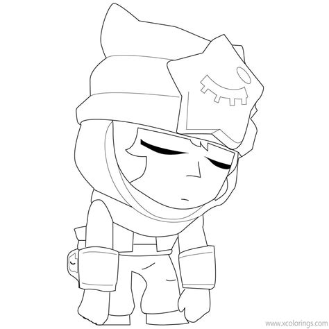 Sleepy Sandy Brawl Stars Coloring Pages XColorings Com