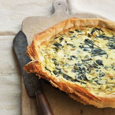 Comfort food at its finest. filo dough quiche