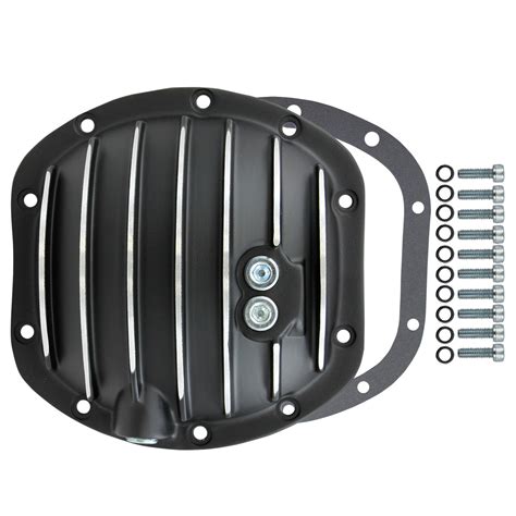 4908bk Differential Cover Dana 35 10 Bolt With Hardware Black Aluminum Specialty Products