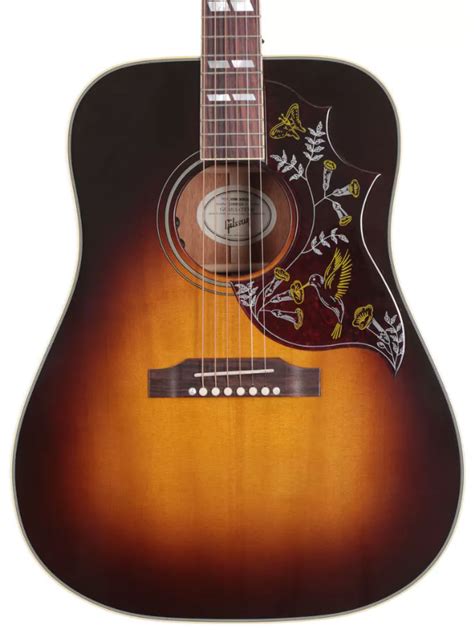 Gibson Hummingbird 2019 Vintage Sunburst Acoustic Guitar And Electro