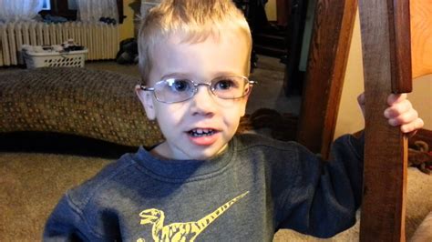 3 Year Olds Eye Glasses Trick Youtube
