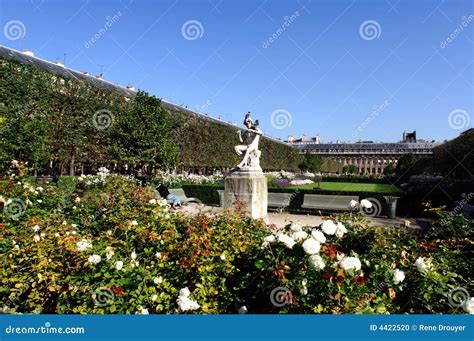 France Paris Palais Royal Garden Stock Photo Image Of Building