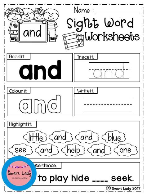 Coloring Pages Free Printable Sight Word Worksheets For First Grade