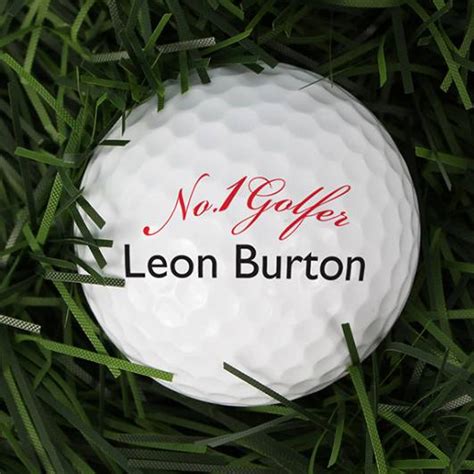 Personalised No1 Golfer Golf Ball By Letteroom