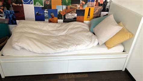 Einige betten gibt es auch in verschiedenen hohen. Malm Ikea Bett (90x200) kaufen auf Ricardo