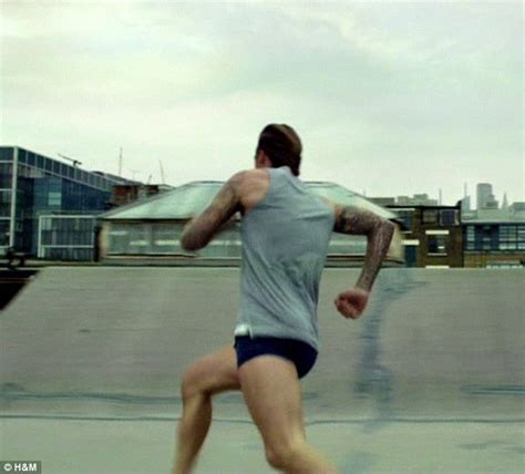 David Beckham Ends Up Naked In Gratuitous Super Bowl Advert For Handm Daily Mail Online