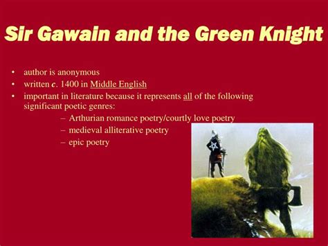 Sir Gawain And The Green Knight Text With Line Numbers Sir Gawain And The Green Knight Part 1