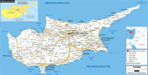 Harta Cipru Cipru Harta Turistica Si Rutiera Drumuri Imagini My Xxx
