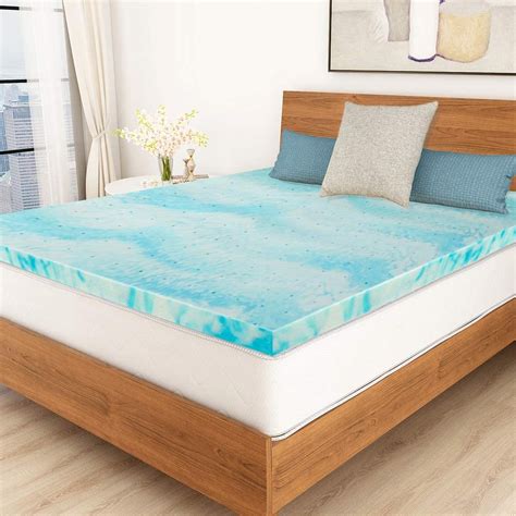 4.5 out of 5 stars with 40 ratings. LUCID 5 Zone Gel Memory Foam Cooling Mattress Topper