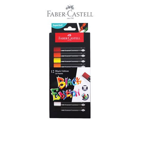 Jual Faber Castell Black Edition Oil Pastel Series 12 Warna 220012