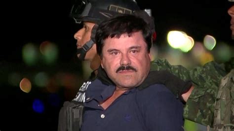 Mexican Drug Lord El Chapo Shown To Media After His Recapture Bbc News