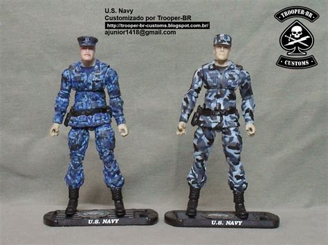 Gi Joe Custom Action Figures Us Navy