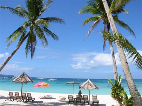 Powdery White Sand And Pristine Blue Waters Boracay Beach Photo Credit