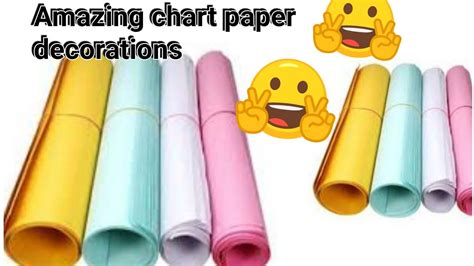 How To Decorate Chart Paper For School Project Chart