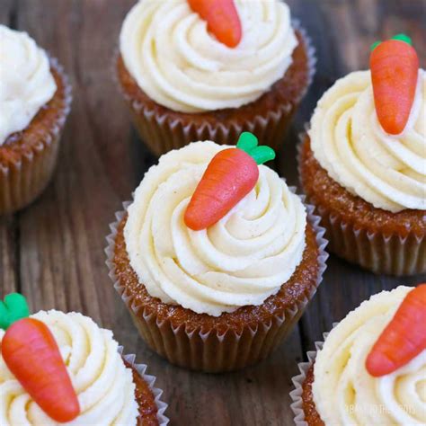 Carrot Cake Cupcakes With Browned Butter Cream Cheese Frosting Bake