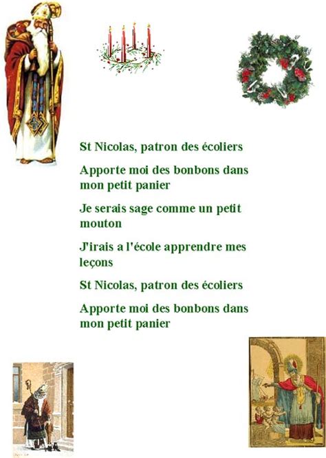 Saint Nicolas Patron Des écoliers Version Dalsace Chanson Noel