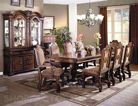 Another important dimension is the height from chair. Neo Renaissance Formal Dining Room Set Table 6 Side 2 Arm ...