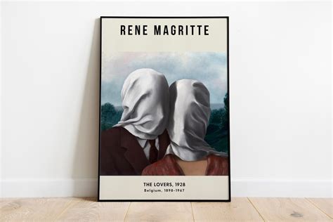 Rene Magritte Les Amants 1928 Rene Magritte Print Etsy