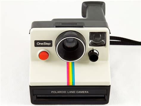 Vintage Polaroid Onestep Sx 70 White Rainbow Stripe Instant Etsy
