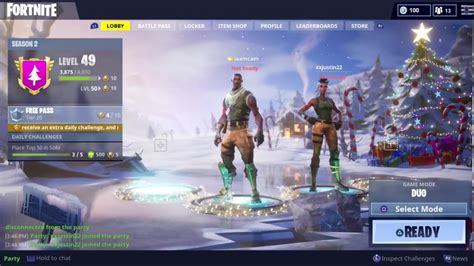Season 2 of chapter 2, or season 12 of battle royale began on february 20th, 2020 and ended on june 16th, 2020 (originally april 29th, june 3rd and june 10th). Fortnite Season 2 lobby screen background music - YouTube
