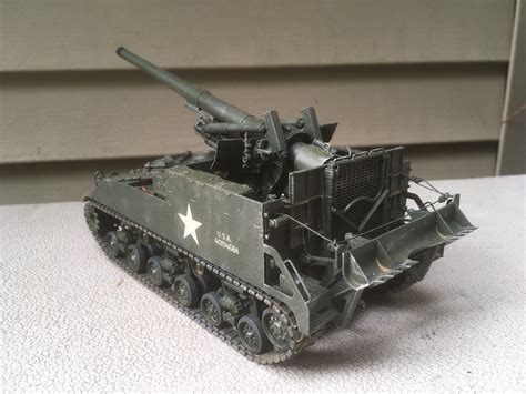 Us Self Propelled Mm Gun M Plastic Model Military Vehicle Kit Scale