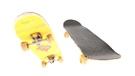 Yellow Skateboard 21 3d Asset Cgtrader