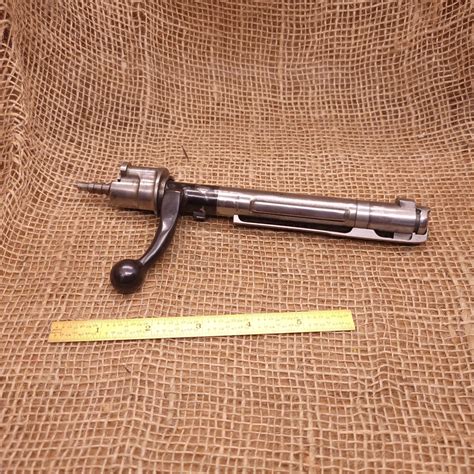 Sporter Mauser Rifle Bolt Body And Firing Pin Turned Down Handle Old