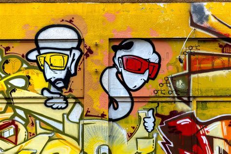 Free Images Yellow Graffiti Street Art Urban Art Illustration