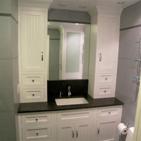 Linen towers & cabinets maximize storage space in your bathroom with our impressive selection of bathroom cabinets. Hand Made Bathroom Vanity And Linen Cabinet by Edko ...