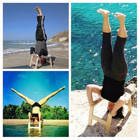 Yoga shoulder stand device photo. Desire Life Yoga Headstand Bench » Fitness Gizmos
