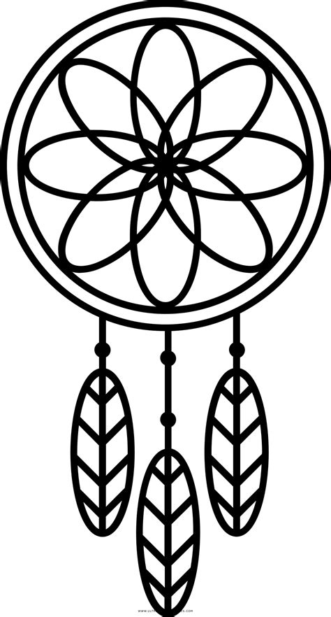 Dream Catcher Coloring Pages - Carinewbi