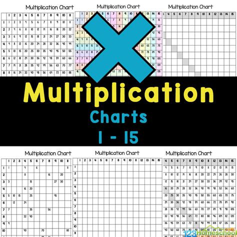 Multiplication Table 1 15 Chart