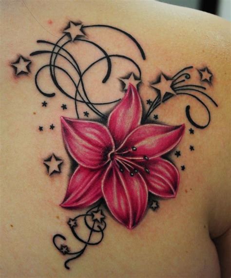 Images By Hübsche Tätowierungen Blog On Temporarry Tattoo F Tattoos for women flowers Lily