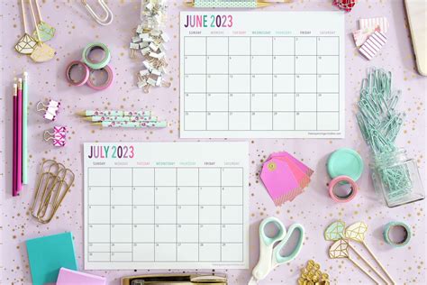 Free Printable Children's Calendar 2023 - Printable Template Calendar