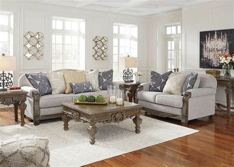 The sofa cover throws that can never fade with style is floral pattern cover for the sofa. NEW Traditional Gray Chenille Wood Trim Living Room Sofa ...