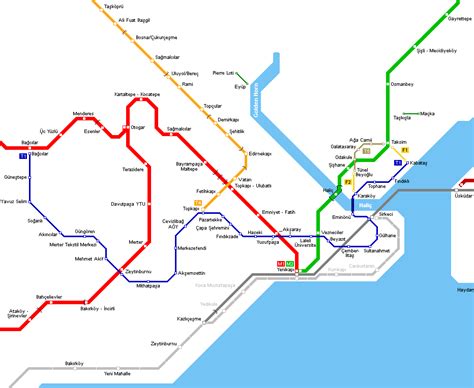 Cool Turkey Metro Map Metro Map Istanbul Map