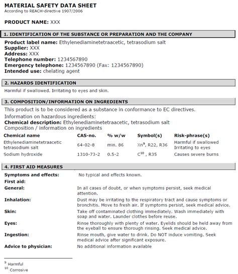 Material safety data sheets (msdss), the original versions of documents containing chemical hazard information prior to ghs, had as many formats as the imaginations of chemical suppliers would allow, leading to confusion and lost time including during situations when workers most needed to access. MSDS