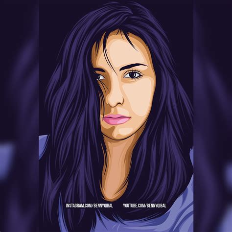 Girl Vector Portrait Tutorial Illustrator On Behance