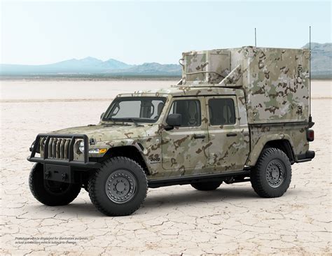 Jeep Gladiator Gets Even More Rugged As A Military Spec Vehicle
