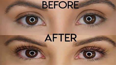 discover the magic of lash lift and tint before and after results youtube
