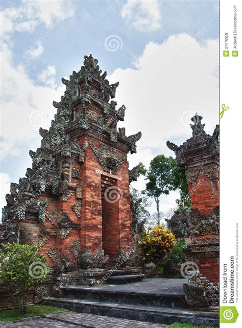 Temple Traditionnel De Balinese Pura Beji Photo Stock Image Du