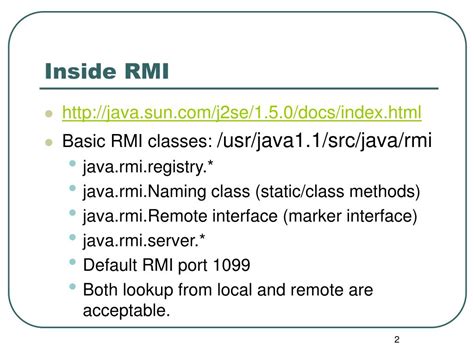 Ppt Java Rmi Jax Rpc And Jwsdp Powerpoint Presentation Free