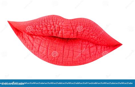 rode lippen mooie make up sensuele mond sexy lip glimlach lippenstift of lipgloss
