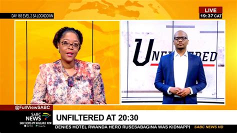 Coming Up At 20h30 Unfiltered With Aldrin Sampear Youtube