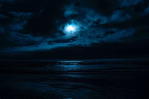 Ocean At Night Wallpapers Top Free Ocean At Night Backgrounds