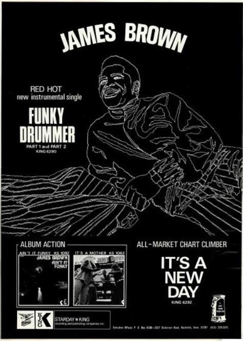 Rad Ads James Brown ‘funky Drummer’ 1970 Bionic Disco