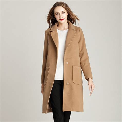 M 5xl Womens Winter Coats And Jackets 2018 Autumn Vintage Cashmere Coat Plus Size Women Long